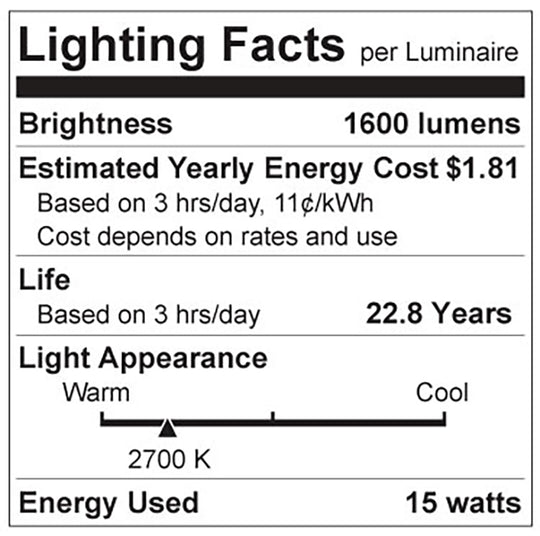 Luxrite LED A19 Light Bulb, E26 - Medium Base, 15W, 2700K - Warm White, 1600 Lumens, 80 CRI, Frost Finish, Dimmable, Pack of 12 (LR21440)