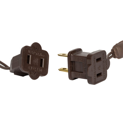 Vickerman 50 Clear Dura-lit Mini Light on Brown Wire, 37' Christmas Light Strand- 2 Pack