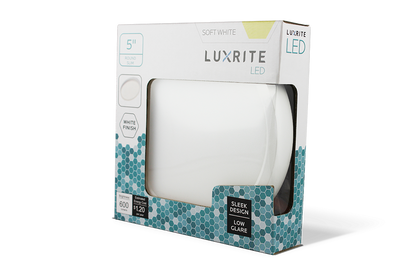 Luxrite Surface Mount LED10/SLIM5/40K/W/RD 4000K Cool White