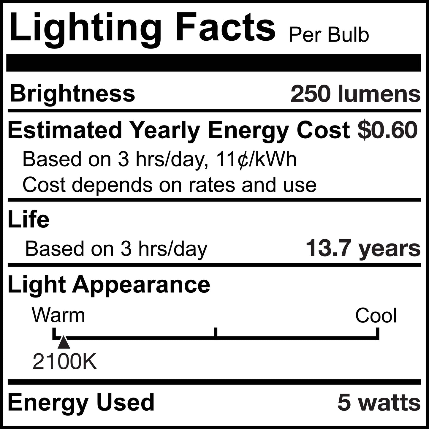 Bulbrite LED Filament Pack of (4) 5 Watt Dimmable 7.5 Inch T9 Light Bulb with Antique Glass Finish and Medium (E26) Base - 2100K (Amber Light), 250 Lumens