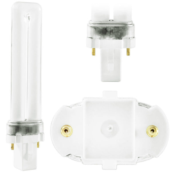 F7BX/827/ECO - 2 Pin G23 Base - 2700K 7 Watt - CFL - GE 97554