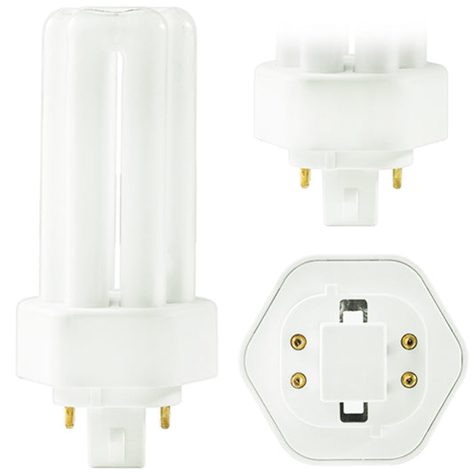 F18TBX/830/A/ECO - 4 Pin GX24q-2 Base - 3000K 18 Watt - CFL - GE 97625