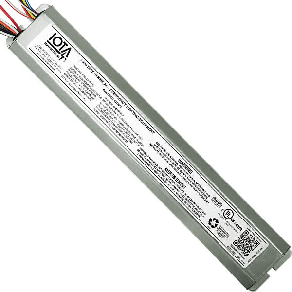 Iota I-320 - Emergency Backup Ballast Reduced Profile - 90 min. - Operates Most 2 ft. to 8 ft. single, Bi-Pin, T8 and T12, HO or VHO and 14 to 54 Watt 2 ft. to 4 ft. T5 lamps - 120/277 Volt