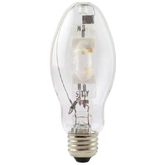 GE 12652 - 100 Watt - ED17 - Pulse Start - Metal Halide Unprotected Arc Tube - 4000K - ANSI M90/E - Medium Base - Universal Burn - MVR100/U/MED