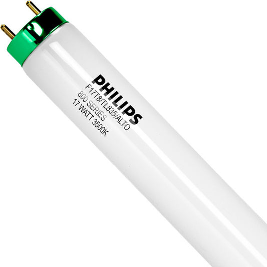 Philips 281881 F17T8/TL835/ALTO - T8 17 Watt - 3500 Kelvin - 24 in. - 1375 Lumens - 800 Series Phosphors