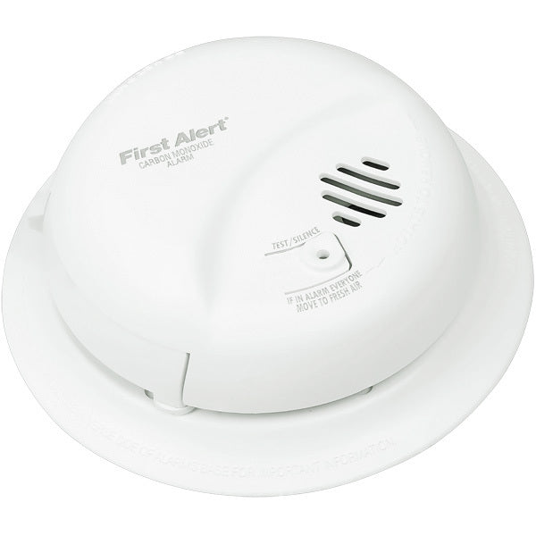 BRK CO5120BN Carbon Monoxide Alarm - Detects CO Hazard - 120V Wire-in with Battery Backup - Interconnectable