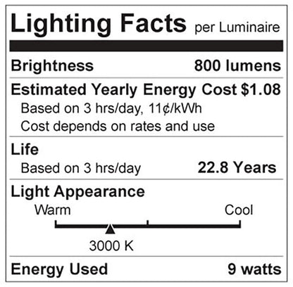 Luxrite LED A19 Light Bulb, E26 - Medium Base, 9W, 3000K - Soft White, 800 Lumens, 80 CRI, Frost Finish, Dimmable, Pack of 25 (LR21421)