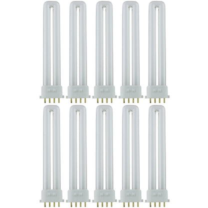 Sunlite 13 Watt PL 4-Pin Single U-Shaped Twin Tube, 2GX7 Base, Soft White