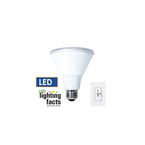Bulbrite LED15PAR30WF/830/D 15 Watt Dimmable LED PAR30 Reflector Bulb, 75W Incandescent Equivalent, Medium (E26) Base, Wide Flood, Soft White