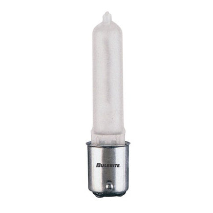 Bulbrite Q100FR/DC 100 Watt Dimmable Halogen JD T4 Capsule Bulb, Double Contact Bayonet Base, Frost