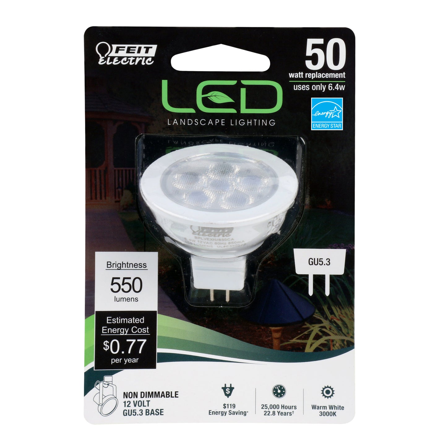 50-Watt Equivalent MR16 Warm White Landscape LED