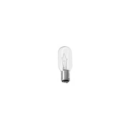 Bulbrite 25T8/DC 25 Watt Incandescent Showcase/Aquarium/Display T8 Tubular Bulb, Double Contact Bayonet Base, Clear