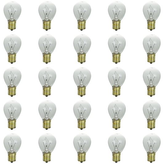 Sunlite 40 Watt S11 High Intensity, Intermediate Base, Clear, 25 Pack