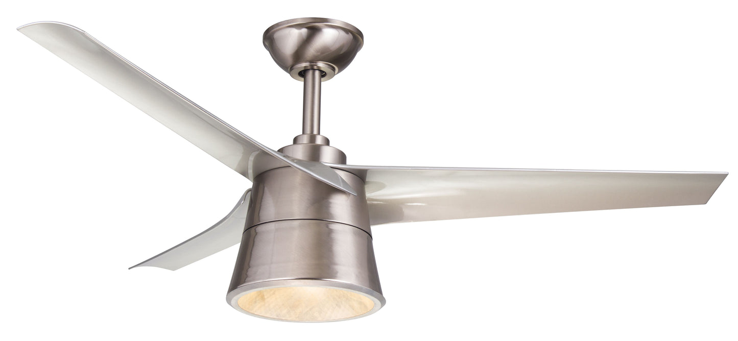 Wind River Fans Cylon Stainless Steel Ceiling Fan, 17 Watts, 3 Speeds, 120V, 3000K