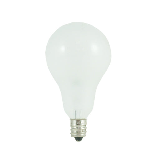 Bulbrite 60A15F/E12 60 Watt Incandescent A15 Fan Light, Candelabra Base, Frost