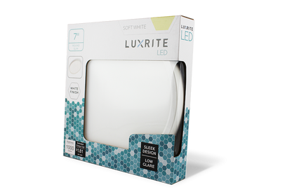 Luxrite Surface Mount LED15/SLIM7/30K/W/RD 3000K Soft White
