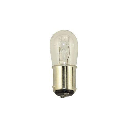 Bulbrite 6S6/DC 6 Watt Sign & Indicator S6 Bulb, Double Contact Bayonet Base, Clear