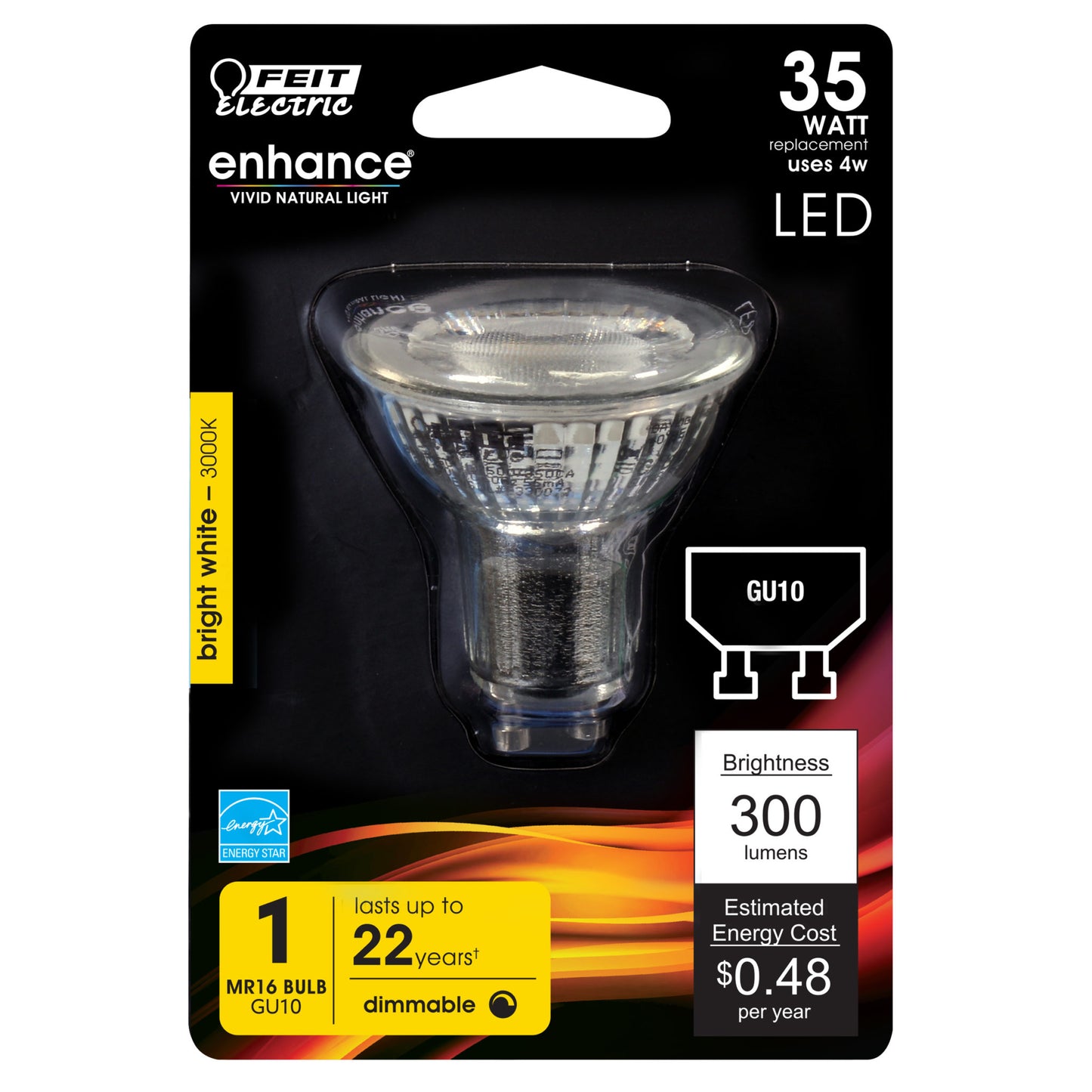 300 Lumen 3000K Dimmable LED