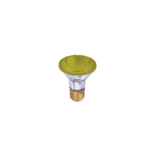 Bulbrite H50PAR20Y 50 Watt Dimmable Colored Light Halogen PAR20, Medium Base, Yellow