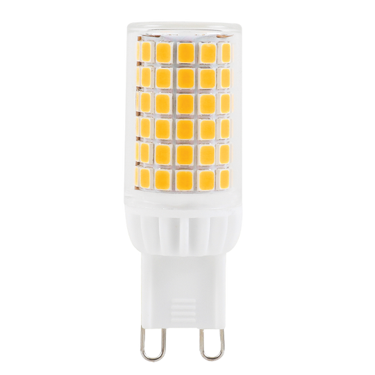 Luxrte LED G9  Light Bulb, 5W, 500 Lumens, 6500K - Daylight, Clear Finish, 80 CRI, Dimmable (LR24674)