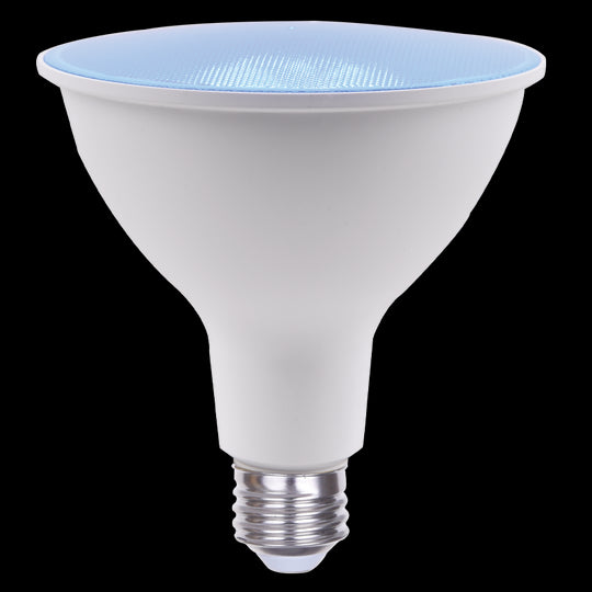 Luxrite LED PAR38 Colored Light Bulb, 8W, E26 Medium Base, Blue Finish, Pack of 5 (LR31642)