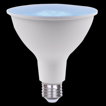 Luxrite LED PAR38 Colored Light Bulb, 8W, E26 Medium Base, Blue Finish, Pack of 5 (LR31642)