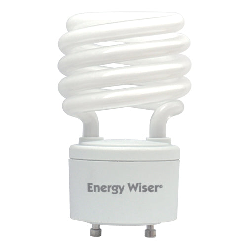 Bulbrite CF18WW/GU24/E 18 Watt Energy Wiser Compact Fluorescent T3 Coil, Twist and Lock GU24 Base, Warm White, 75 Watt Equivalent