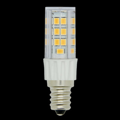 Luxrite T4 LED  Light Bulb, 4.2W, 500 Lumens, 120V, 3000K - Cool White, Clear Finish, 80 CRI, Pack of 5 ( (LR24652)