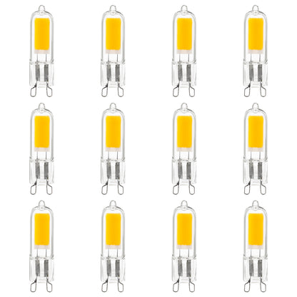 Sunlite LED G9 Light Bulbs, 2 Watt (25W Halogen Equivalent), 200 Lumen, 3000K Warm White, G9 Base