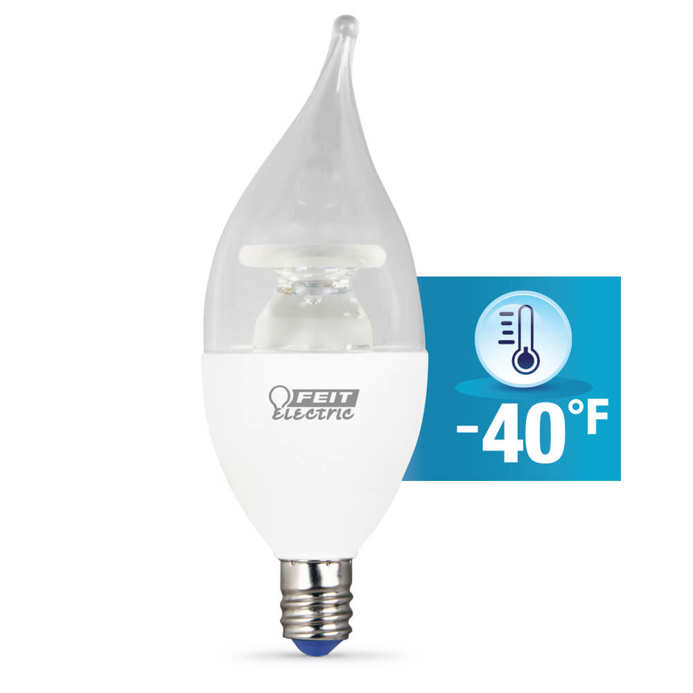 300 Lumen 3000K Dimmable Flame Tip LED