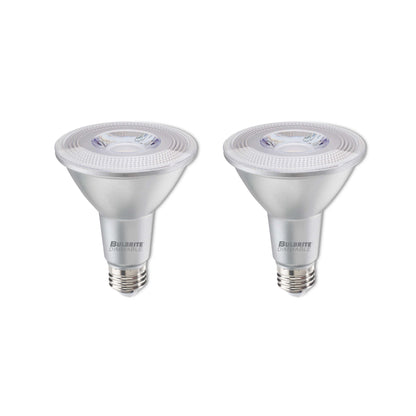 Bulbrite Pack of (2) 15 Watt Dimmable Flood PAR38 Medium (E26) LED Bulb - 1200 Lumens, 2700K, and 80 CRI