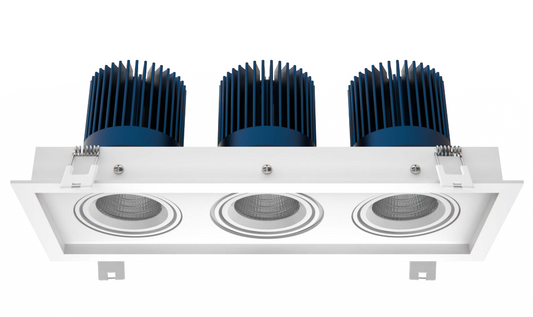 LED 3.5" 3-Head Multiple Downlight, 12 Watt (X3) CCT Adjustable