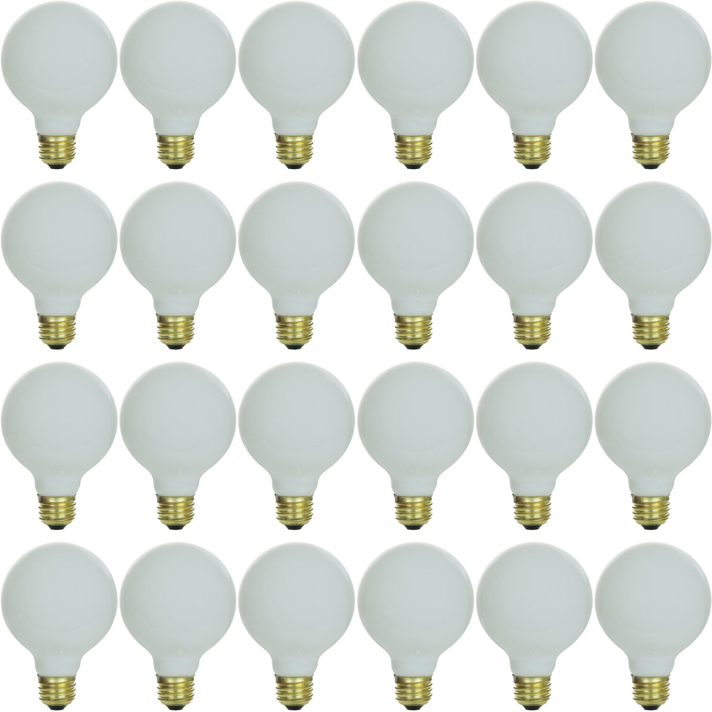 Sunlite 40 Watt G25 Globe, Medium Base, White