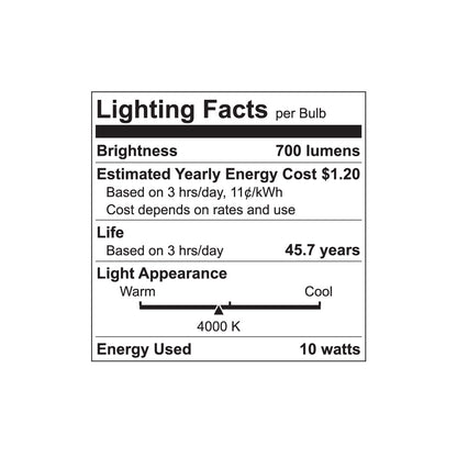 Luxrite Downlight LEDML5/10W/940/D 4000K Cool White