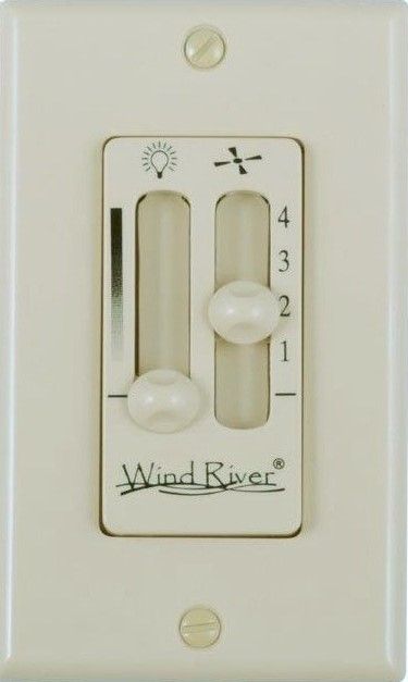 Wind River Fans Dual Fan Light Wall Control