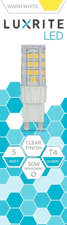 Luxrite Mini LED5T4G9/27K/DIM 2700K Warm White