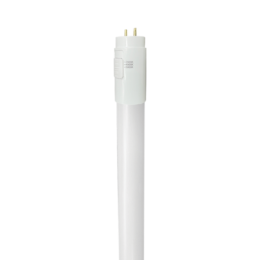 Luxrite LED 3' T8 3 Way Universal Light Tube, G13 Base, 12W, 1560 Lumens, Color Selectable - 3500K/4000K/5000K, 83 CRI, Frosted White Finish, Dimmable (LR34233)