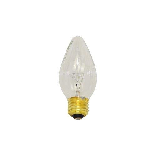 Bulbrite 40F15CL 40 Watt Incandescent F15 Fiesta Bulb, Medium Base, Clear