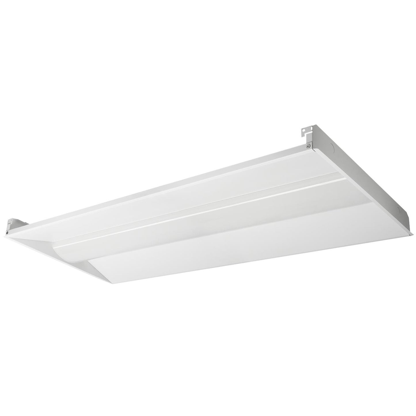 Sunlite 85215 2x4 FT LED Flat Panel Troffer Light Fixture, 34 Watts, 4285 Lumens, 35K/40K/50K Adjustable Color Temperature, 120-277V, Dimmable, 50,000 Hour Life Span, Energy Star, UL & DLC Approved