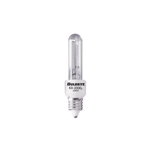 Bulbrite KX40CL/MC 40 Watt KX-2000 Dimmable Krypton/Xenon T3 Capsule Bulb, Mini-Candelabra Base, Clear