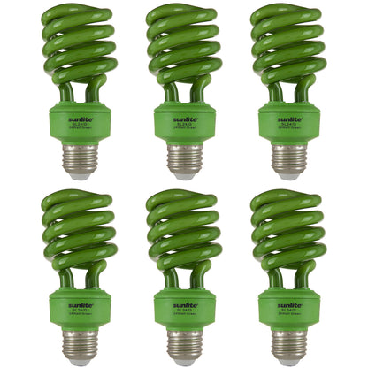 Sunlite SL24/G 24 Watt Spiral Energy Saving Compact Fluorescent CFL ...(6 Pack)