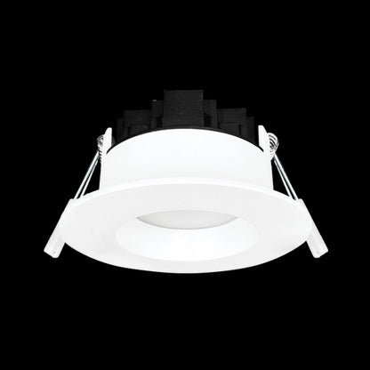 Luxrite LED 3" Round Regressed High Output Mini Panel , 10W, 800 Lumens, Color Selectable - 2700K/3000K/3500K/4000K/5000K, 80 CRI, Dimmable (LR22630)