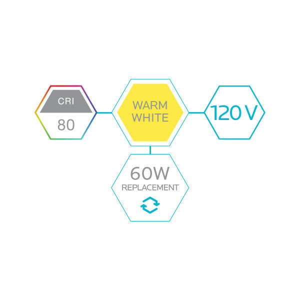 Luxrite LED A19 Light Bulb, E26 - Medium Base, 9W, 3000K - Soft White, 800 Lumens, 80 CRI, Frost Finish, Dimmable, Pack of 25 (LR21421)