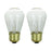 Sunlite 11S14/C/3/2PK 11 Watt S14 Lamp Medium (E26) Base