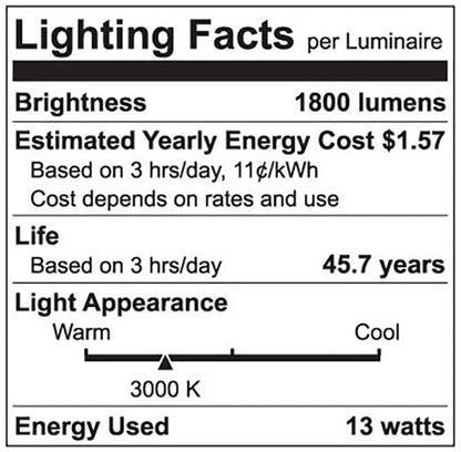 Luxrite LED 4' T8 Universal 13W Shatter Proof Ballast Compatible Light Tube, G13 Base, 1850 Lumens, 3000K - Soft White, 83 CRI, Frosted White Finish (LR34190)