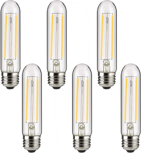 Sunlite LED Vintage T10 2W Light Bulb Medium (E26) Base Warm White