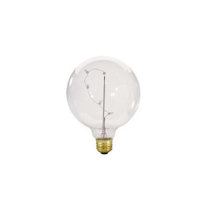 Bulbrite ST-G40 5 Watt Incandescent Starlight G40 Decorative Globe, Medium Base, Clear