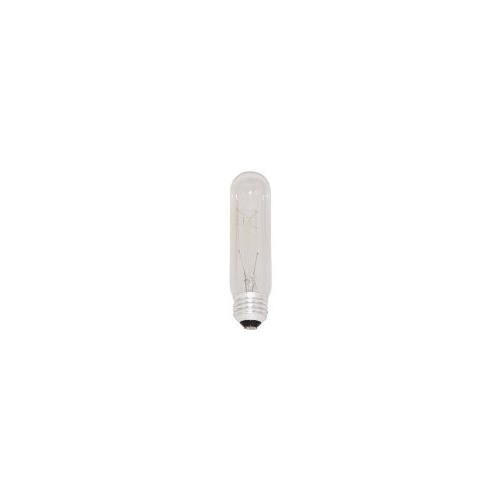 Bulbrite 25T10C/HO 25 Watt Incandescent High Output Showcase/Aquarium/Display T10 Tubular Bulb, Medium Base, Clear