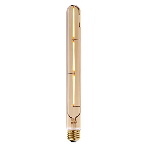 Bulbrite LED4T9L/22K/FIL-NOS 4-Watt LED Nostalgic Long Radio Tube Bulb, 60W Equivalent, Medium Base, 11
