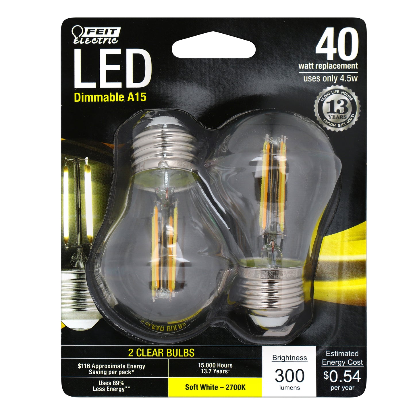 300 Lumen 2700K Dimmable LED